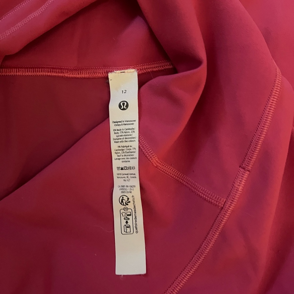 Bundle 2 Lululemon athletica Leggings in Teal & Hot Pink - Picture 2 of 7